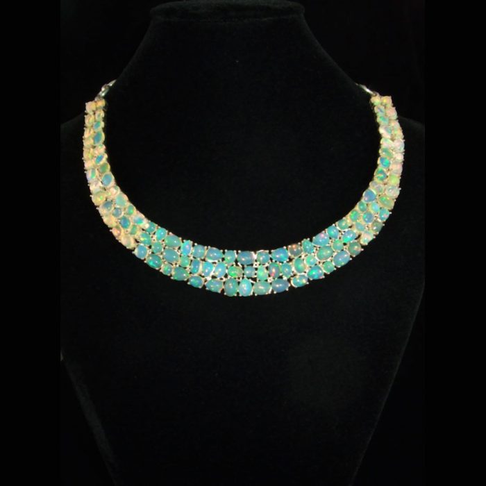 Ethiopian Opal Multi-Gemstone Necklace